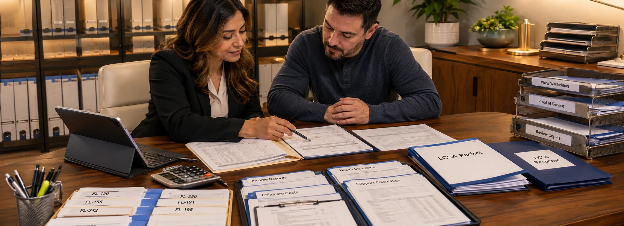 Child support forms, family law orders, income paperwork, and paralegal document support from Discount Court Documents