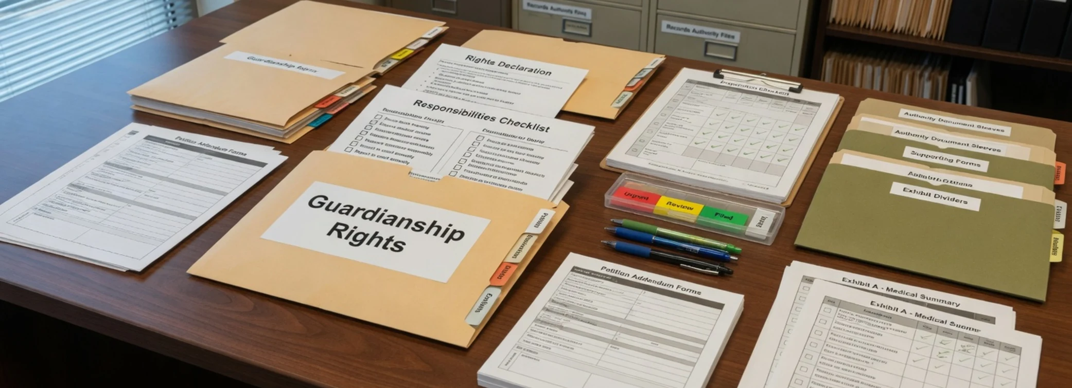 Guardianship rights legal document preparation, court forms, filing packets, and paralegal document support from Discount Court Documents