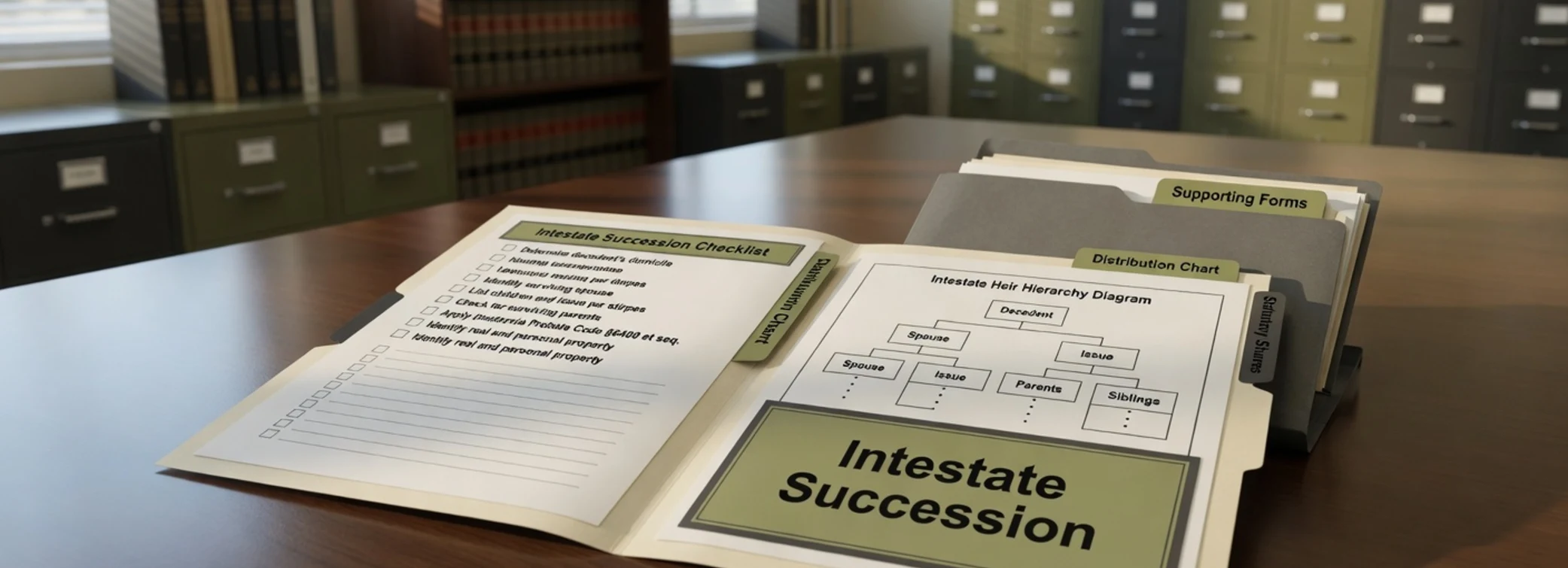Intestate succession legal document preparation, court forms, filing packets, and paralegal document support from Discount Court Documents