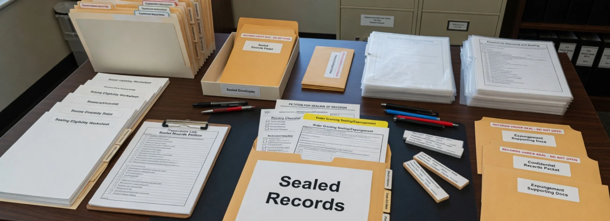 Sealed records legal document preparation, court forms, filing packets, and paralegal document support from Discount Court Documents