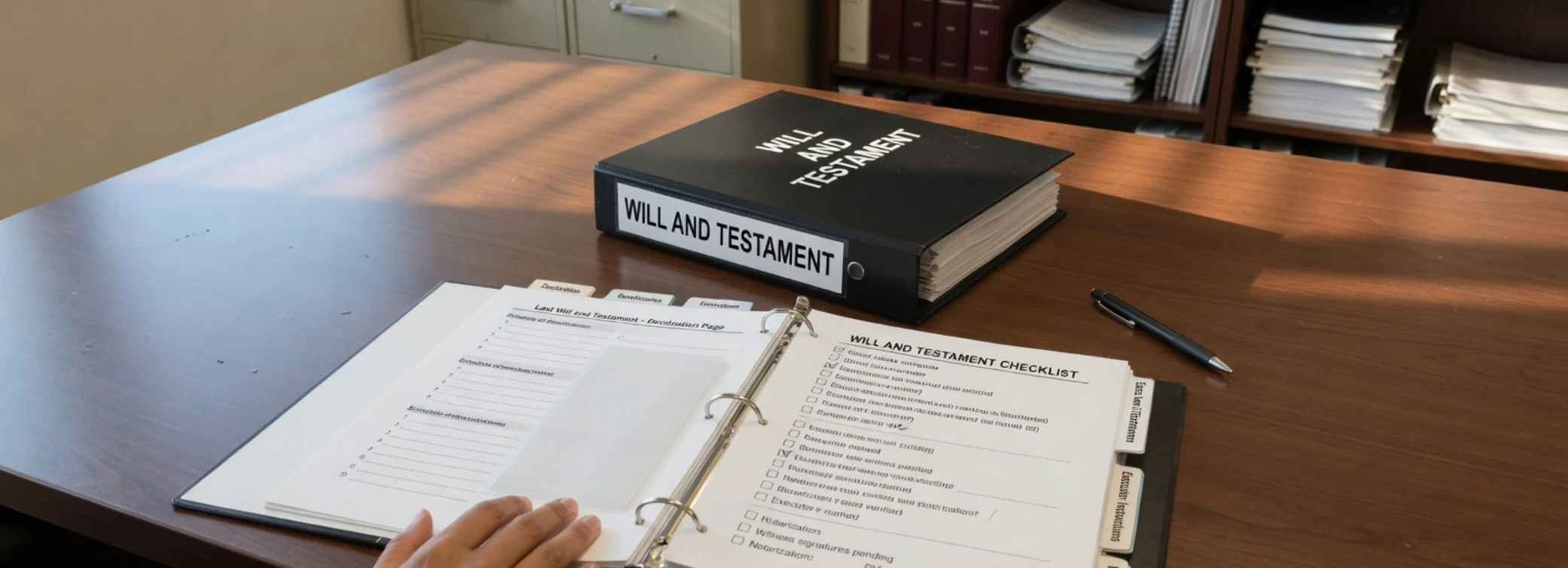 Will and testament legal document preparation, court forms, filing packets, and paralegal document support from Discount Court Documents