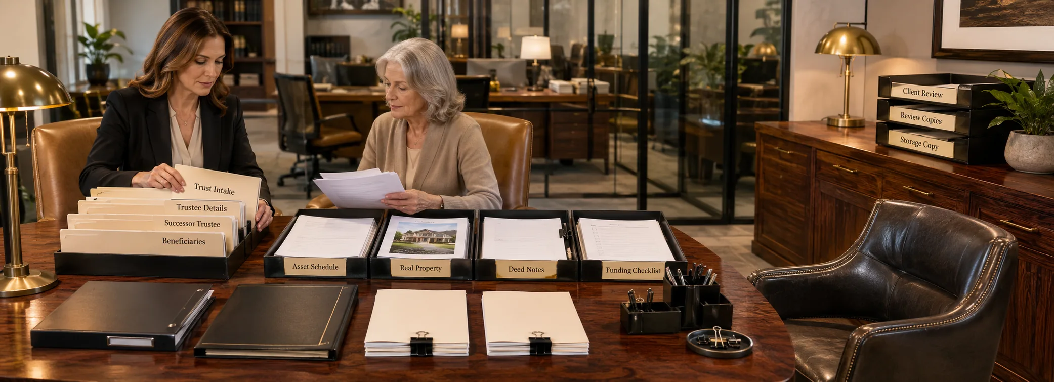 Living trust document preparation, estate planning paperwork, trust forms, and paralegal document support from Discount Court Documents