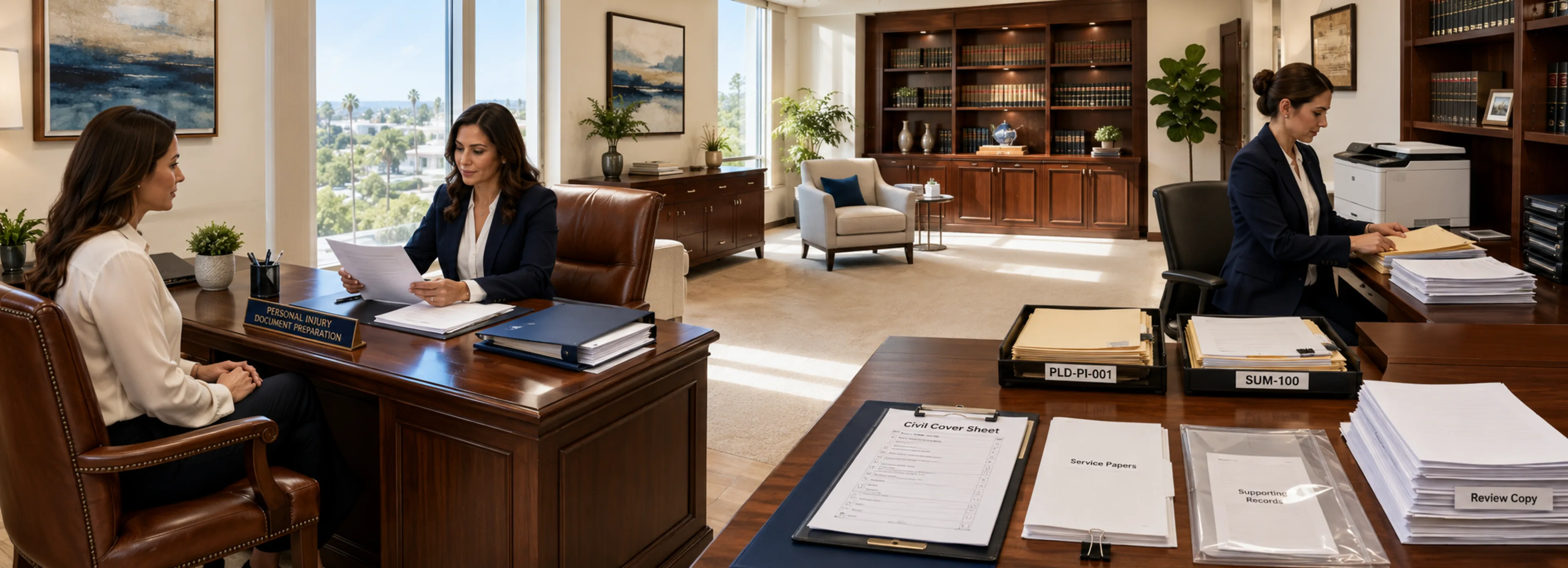 Personal Injury banner image for Discount Court Documents