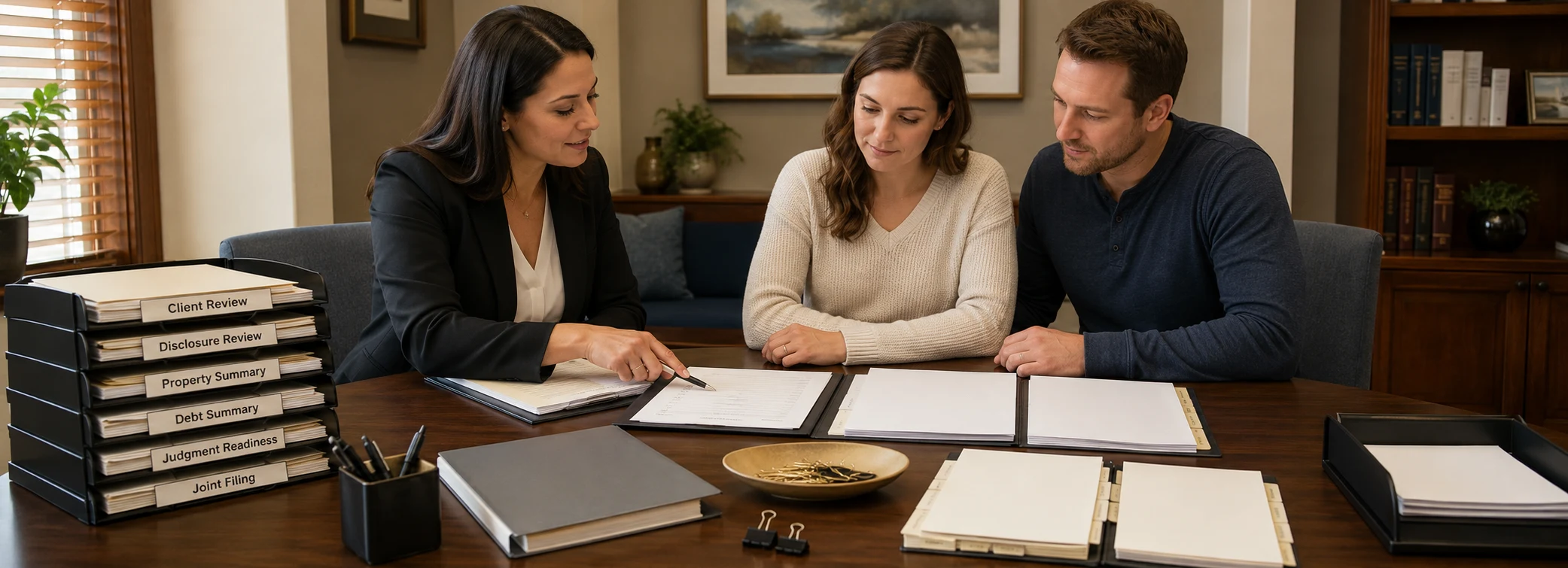 Summary dissolution forms, joint divorce paperwork, disclosures, and family law document preparation from Discount Court Documents
